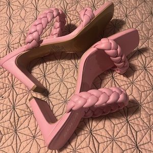 Pink heels